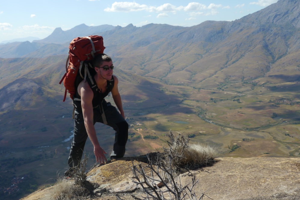 Ash Dykes, un aventurier britannique est en visite à Madagascar